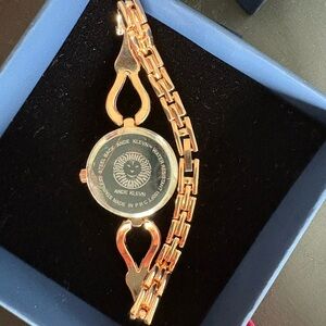 Gold Infinity Loop Bracelet Watch